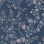 Обои ручная роспись Houghton Dark Blue варинант исполнения - 3 | Loft Concept в Липецке