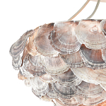 Потолочный светильник с каскадным абажуром из ракушек Sea Ravens варинант исполнения - 1 | Loft Concept в Липецке