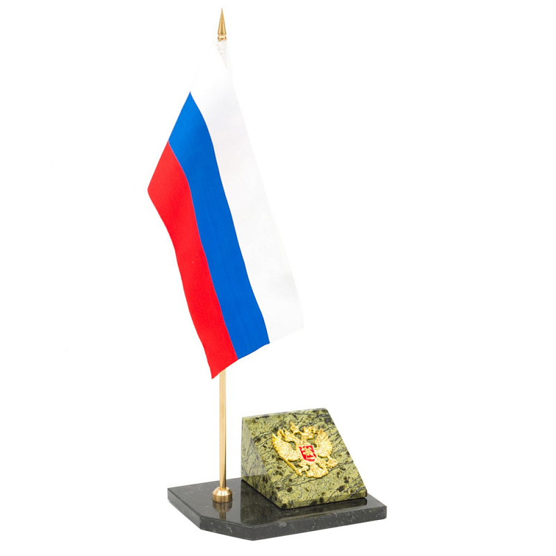 Флагшток с гербом России из натурального камня змеевик Stone Flagpole Змеевик Флагшток с гербом России из натурального камня змеевик Stone Flagpole Змеевик в Липецке | Loft Concept