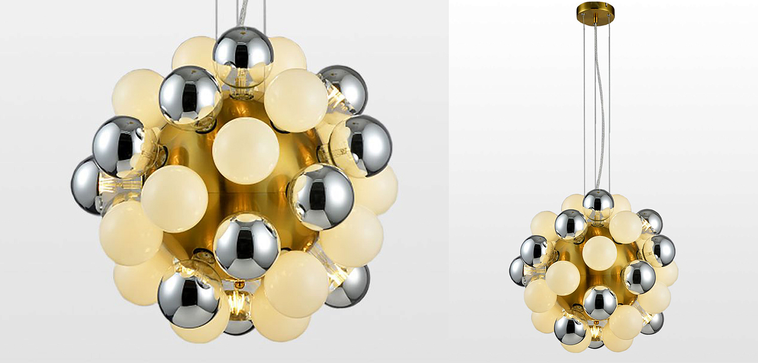 Люстра Korneli Chandelier white and smoky Люстра Korneli Chandelier white and smoky - Loft-Concept в Липецке