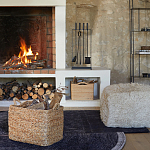 Пуф из шерсти Berthe Fluffy Pouf варинант исполнения - 3 | Loft Concept в Липецке