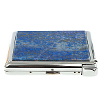 Портсигар с газовой зажигалкой из натурального камня Лазурит Stone Cigarettes Cases варинант исполнения - 10 | Loft Concept в Липецке