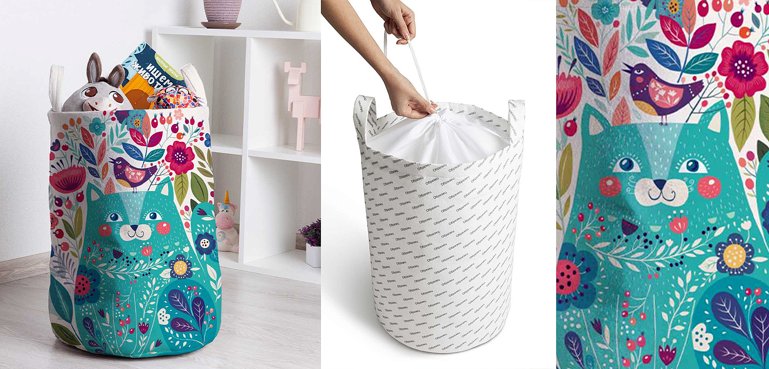 Корзина Funny Cat Basket Корзина Funny Cat Basket - Loft-Concept в Липецке