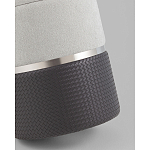 Пуф Mauldine с ящиком серо-черный с экокожей варинант исполнения - 3 | Loft Concept в Липецке