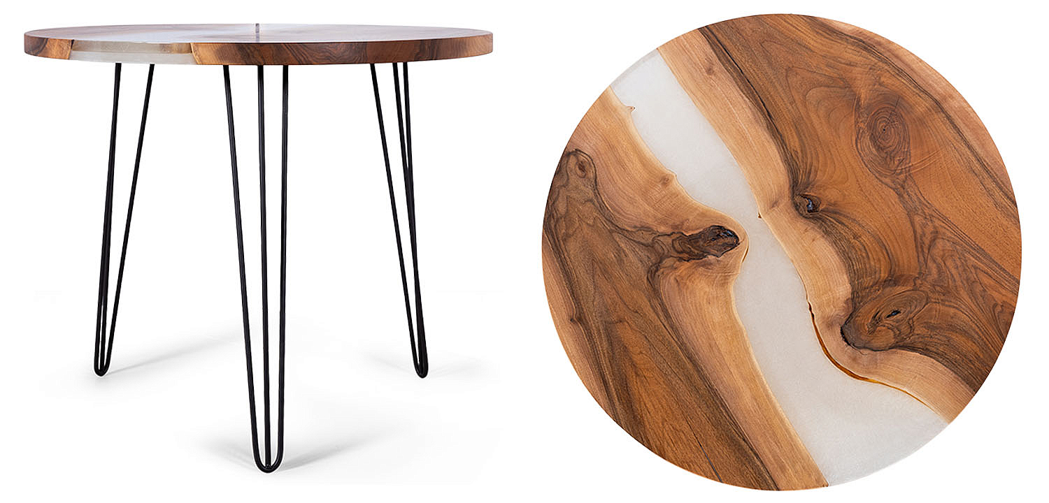 Обеденный стол Dinner Table Round River Collection Обеденный стол Dinner Table Round River Collection - Loft-Concept в Липецке