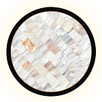 Бра в форме диска с перламутровыми прямоугольниками из морской ракушки Touch of Marine Charm варинант исполнения - 5 | Loft Concept в Липецке