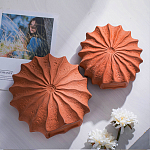 Ваза керамическая в виде круглой терракотовой морской раковины Galapagos варинант исполнения - 5 | Loft Concept в Липецке