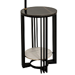 Торшер с абажуром и приставным столом Tore Lighting and Furniture Floor Lamp варинант исполнения - 2 | Loft Concept в Липецке