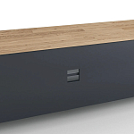 ТВ-тумба из металла и столешницей из массива дуба Metal Wood TV-Stand варинант исполнения - 4 | Loft Concept в Липецке