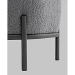 Пуф Стоун букле Fluffy темно-серый варинант исполнения - 4 | Loft Concept в Липецке