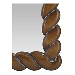 Зеркало с текстурной рамой из натурального дерева  Pine Wall Mirror варинант исполнения - 3 | Loft Concept в Липецке