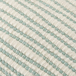 Чехол на подушку мятного цвета с бахромой и объемным узором Ethnic mix варинант исполнения - 2 | Loft Concept в Липецке