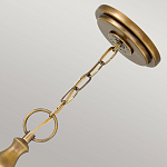 Люстра подвесная цвета латунь с прозрачным овальным стеклянным плафоном Hinkley варинант исполнения - 3 | Loft Concept в Липецке