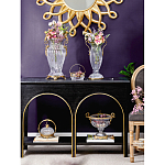 Корзиночка из прозрачного стекла с бронзовой ручкой Eden Garden варинант исполнения - 5 | Loft Concept в Липецке