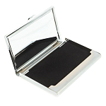 Визитница карманная металлическая с накладкой из натурального камня Яшма Stone Business Card Holders варинант исполнения - 3 | Loft Concept в Липецке