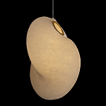 Подвесной светильник белый с фигурным тканевым плафоном White Whirlwinds варинант исполнения - 4 | Loft Concept в Липецке