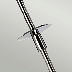 Подвесной светильник хромированного цвета с граненым прозрачным стеклянным плафоном Elstead Lighting варинант исполнения - 6 | Loft Concept в Липецке