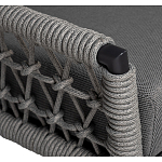 Диван двухместный уличный темно-серый Street Bliss варинант исполнения - 2 | Loft Concept в Липецке