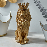 Статуэтка лев с детализированной гривой и изящной короной Lion Crown  варинант исполнения - 4 | Loft Concept в Липецке
