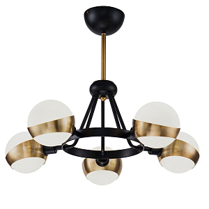 Люстра Hold Ball Brass Chandelier 5