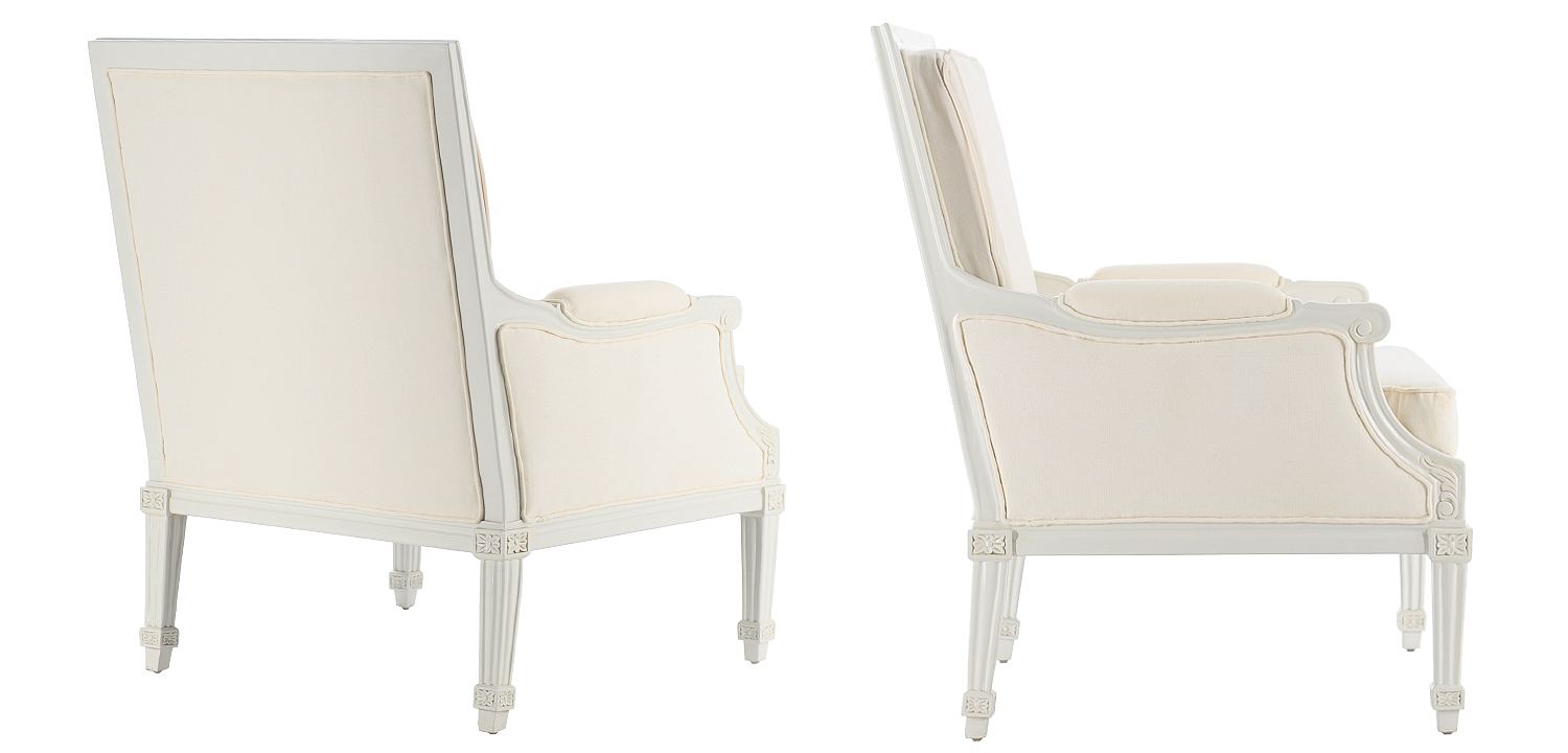 Кресло French Provence Armchair Ferrand ivory Кресло French Provence Armchair Ferrand ivory - Loft-Concept в Липецке