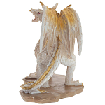 Декоративная статуэтка Дракон Dragon Beige Gold Statuette варинант исполнения - 4 | Loft Concept в Липецке