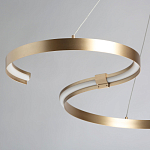 Люстра подвесная светодиодная в виде волнообразной ленты Ribbon Vortex варинант исполнения - 23 | Loft Concept в Липецке