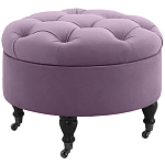 Круглый пуф на ножках Cheryl Pouf варинант исполнения - 1 | Loft Concept в Липецке