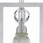 Торшер с прямоугольным тканевым абажуром на белом мраморном основании Silver Threads варинант исполнения - 2 | Loft Concept в Липецке