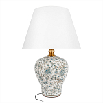 Настольная лампа с цветочной росписью Lamp Flower Painting варинант исполнения - 1 | Loft Concept в Липецке