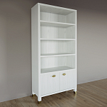 Книжный Стеллаж Elsa Dreams White с задней стенкой варинант исполнения - 2 | Loft Concept в Липецке