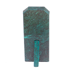 Часы погон ВС подарочные настольные из натурального камня Змеевик Military Clock варинант исполнения - 18 | Loft Concept в Липецке