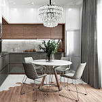 Люстра с хрустальными подвесками в виде капель Antoine Crystal Drops Chrome Chandelier 9 варинант исполнения - 3 | Loft Concept в Липецке