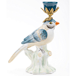 Фарфоровый подсвечник с птицей Eden Garden варинант исполнения - 2 | Loft Concept в Липецке