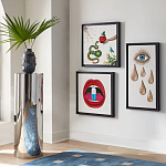 Панно Змея и яблоко вышивка бисер MUSE SNAKE & APPLE BEADED ART варинант исполнения - 1 | Loft Concept в Липецке