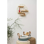 Корзина для хранения с ручками плетеная Interlacement Green  варинант исполнения - 4 | Loft Concept в Липецке