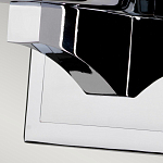 Бра для ванных комнат с белым цилиндрическим плафоном на прямоугольном основании цвета хром Feiss варинант исполнения - 4 | Loft Concept в Липецке