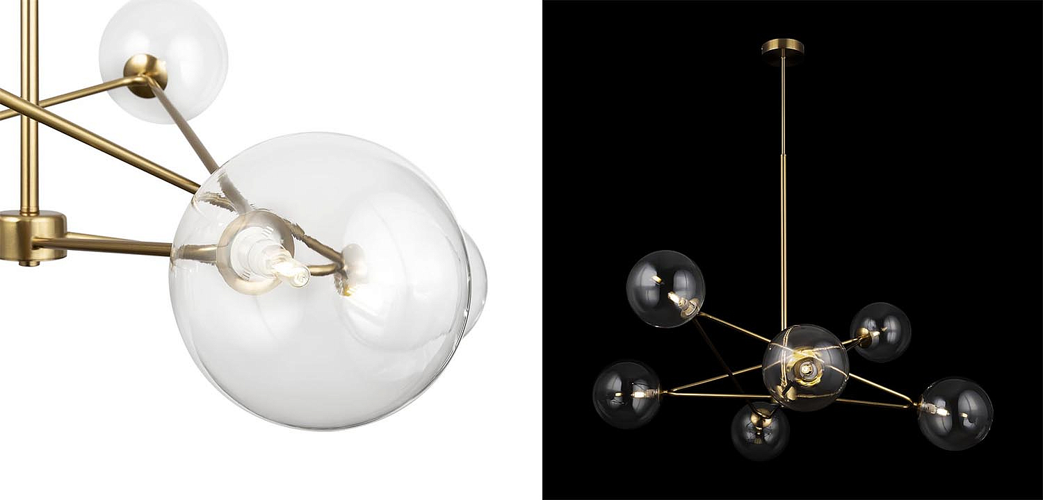 Люстра Chandelier Constellation Orbs Transparent Люстра Chandelier Constellation Orbs Transparent - Loft-Concept в Липецке