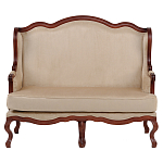 Диван двухместный из натурального бука бежевый Solid Luxury варинант исполнения - 1 | Loft Concept в Липецке