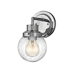 Бра для ванных комнат с прозрачным шарообразным плафоном из стекла с пузырьками на круглом основании Hinkley варинант исполнения - 6 | Loft Concept в Липецке