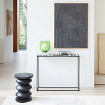 Фигурный приставной столик черного цвета AMORPHOUS варинант исполнения - 4 | Loft Concept в Липецке