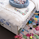 Дизайнерская кровать с системой хранения варинант исполнения - 4 | Loft Concept в Липецке