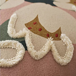 Подушка с цветочным принтом и кисточками Blooming Elegance Daisy варинант исполнения - 6 | Loft Concept в Липецке