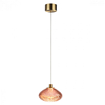 Подвесной светильник с прозрачным стеклянным плафоном округлой формы Effervia  варинант исполнения - 4 | Loft Concept в Липецке