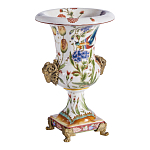 Ваза из фарфора с бронзовыми Овнами Bronze Aries варинант исполнения - 3 | Loft Concept в Липецке