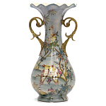 Ваза фарфоровая с попугаями Gaya варинант исполнения - 2 | Loft Concept в Липецке