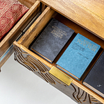 Комод с выдвижными ящиками и фактурным фасадом Termite варинант исполнения - 6 | Loft Concept в Липецке