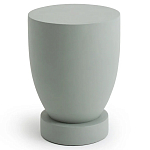 Приставной столик из массива манго Tom-tom Grey варинант исполнения - 1 | Loft Concept в Липецке