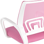 Офисное кресло с основанием из белого пластика Desk chairs Pink варинант исполнения - 7 | Loft Concept в Липецке